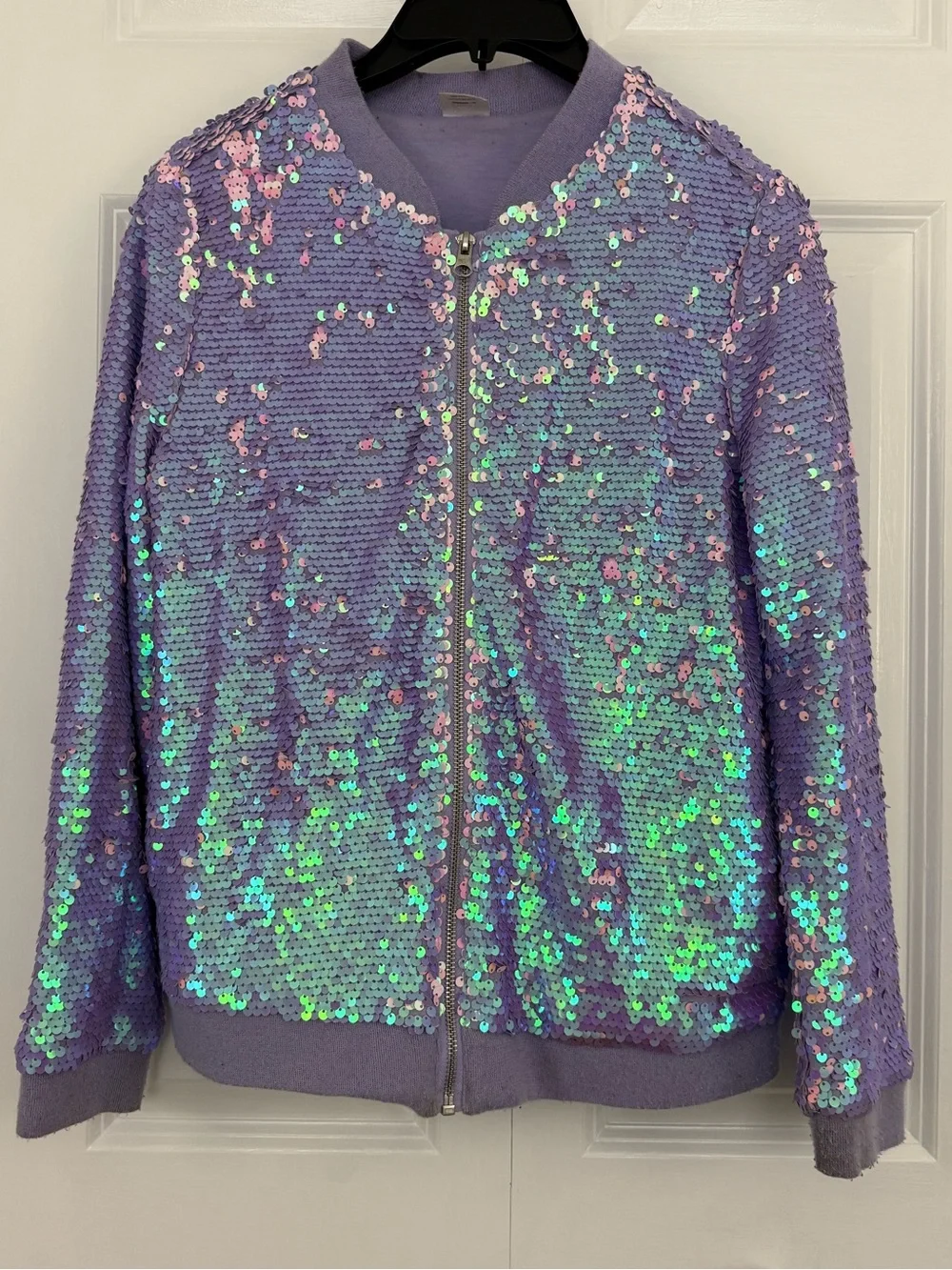 Mermaid 🧜‍♀️ sequin full zip jacket